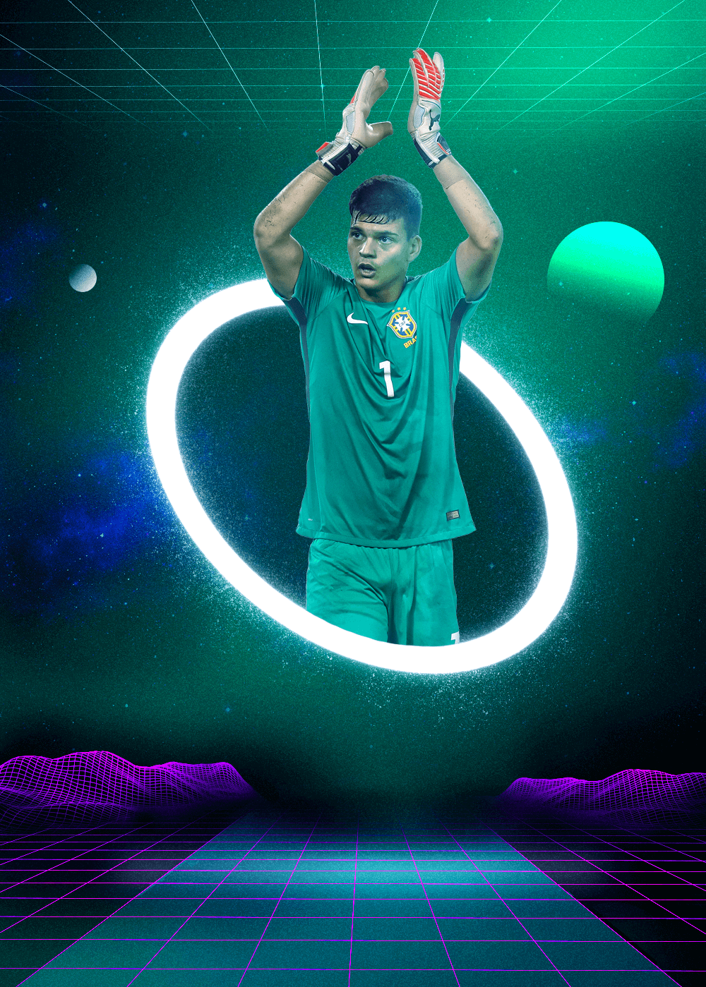 在足球场上 在足球场上